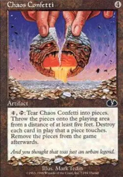 MTG magic cards 1x Chaos Confetti Unglued NM-Mint, English - Image 1