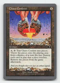 Chaos Confetti Unglued Magic The Gathering MTG Card - Image 1