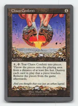 Chaos Confetti Unglued Magic The Gathering MTG Card - Image 1