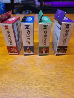 Super Pre Release Starter Decks ST01 ST02 ST03 ST04 One Piece Card Game Full Set - Image 5