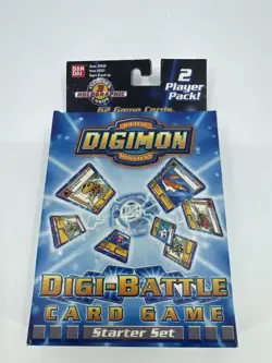 Digimon Digi-Battle 2 Player Card Game Starter Set Empty Box - Image 1