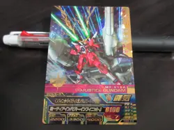 Gundam Try Age card TKR2-018 Infinite Justice Gundam FOIL Old - Image 1