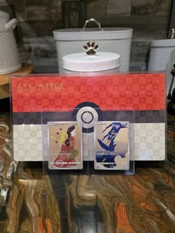 Pokemon Stamp Box Card Game Beauty Back Moon Full Set Japan Post Stamps included - Image 1