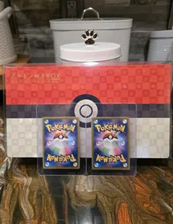 Pokemon Stamp Box Card Game Beauty Back Moon Full Set Japan Post Stamps included - Image 2