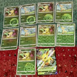 Exclusive Leafeon S-Chinese CBB2C Gem Pack Vol 2 Pokemon TCG 10 Card Lot (US) - Image 1