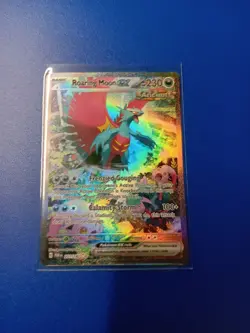 Pokemon Roaring Moon eX 251/182 SV04: Paradox Rift Full Art Holo Rare Card - Image 1