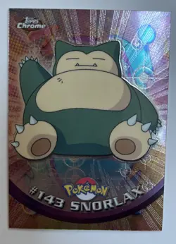 Snorlax #143 2000 Topps Chrome Series 2 Pokemon Card Mint Condition - Image 1