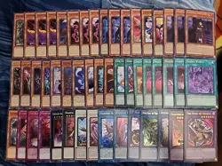 Yugioh 50 Card Vampire Zombie Deck Core Fraulein Mezuki Dhampir Doomking - Image 1