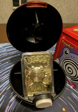 Pokemon POLIWHIRL 23K Gold Plated Trading Card 1999 Burger King Promo w/COA - Image 2