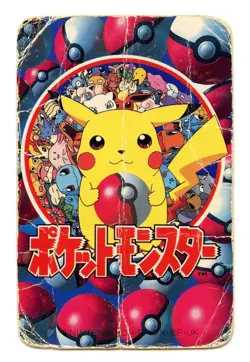 1998 Vintage Arcanine/Sandshrew 7 of Spades Pokemon Televi-kun Playing Card - Image 3