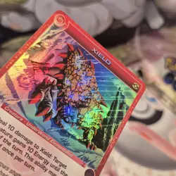 XIELD - 105/40/25/10/20 - SUPER RARE - CHAOTIC CARD - DAWN OF PERIM 1ST ED - MP - Image 5