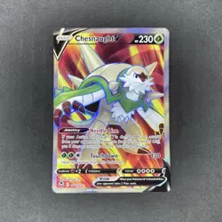 Chesnaught v Full Art Holo Card 171/195 SWSH12 Silver Tempest Ultra Rare - Image 1
