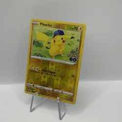 Pikachu 028/078 Pokemon GO Reverse Holo Ultra Rare Pokemon Card * New * - Image 2