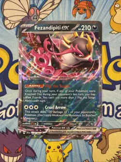 Fezandipity ex 038/064 Double Rare Pokemon TCG Card Shrouded Fable NM - Image 1