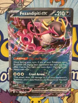 Fezandipity ex 038/064 Double Rare Pokemon TCG Card Shrouded Fable NM - Image 2