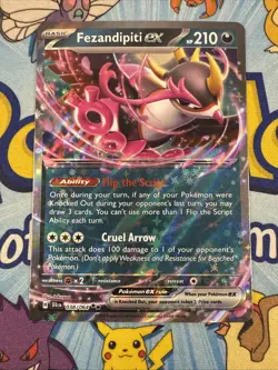 Fezandipity ex 038/064 Double Rare Pokemon TCG Card Shrouded Fable NM - Image 3