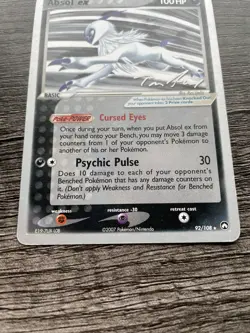 Pokemon Card - 92/108 Absol ex Rare - World Championship 2007 - Tim Roos- LP - Image 3