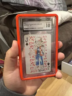 1996 Pokemon Red Jack of Spades Charizard Poker Playing Card CGC 10 Gem Mint - Image 2