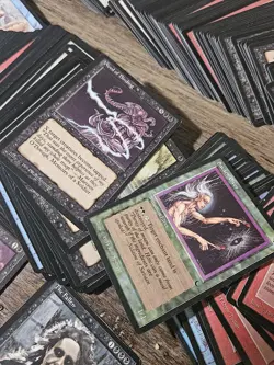 Massive Lot Vintage Magic The Gathering MTG The Dark Cards 1994 708 Grams - Image 4
