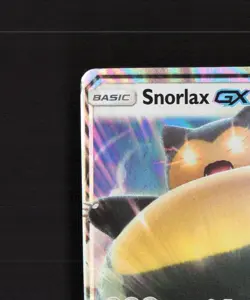 Snorlax GX SM05 Sun & Moon Black Star Promo Holo Pokemon Card DMG - Image 3