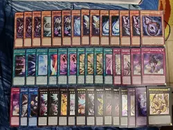 Yugioh 45 Card Galaxy Tachyon Deck Core Infinity Primal Dragluxion Cipher X - Image 1
