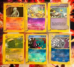 Pokemon TCG E-Series Holo Lot Of 6(All Reverse Holos) Vintage Cards Rare - Image 1