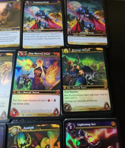 Warcraft TCG Lot Of Foil & Extended Art Illidan Set Cards - Foil Ex Art Maiev - Image 3
