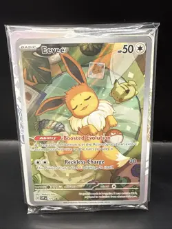 Pokemon TCG Eevee 173 Holo Promo Prismatic Evolutions ETB Sealed Card - Image 1