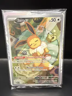 Pokemon TCG Eevee 173 Holo Promo Prismatic Evolutions ETB Sealed Card - Image 2