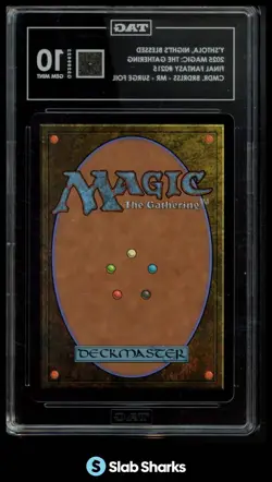 2025 MAGIC THE GATHERING FINAL FANTASY Y'SHTOLA NIGHTS BLESSED SURGE FOIL TAG 10 - Image 2