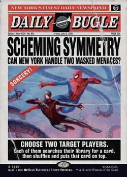Scheming Symmetry (#1997) - Rainbow Foil Extended Art SLD NM MTG - Image 1