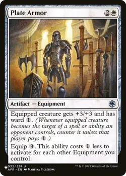 Plate Armor - The List Light Play, English Magic the Gathering MTG The List - Image 1