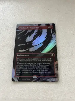 Firebender Ascension (Borderless) Avatar: The Last Airbender Foil MTG - Image 1