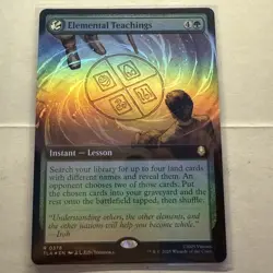 MTG Extended Art FOIL Elemental Teachings - Avatar: The Last Airbender #378 - Image 1