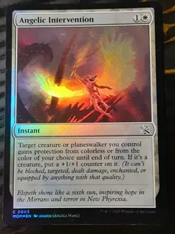 Angelic Intervention FOIL , March of the Machine , NM , MTG, FREE SHIPPING - Image 1