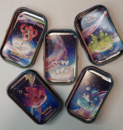 Pokemon Paldean Fates Mini Tins - Costco - Bundle Set of 5 NM - No Promos/Packs - Image 2