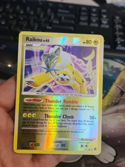 2007 Pokemon Secret Wonders Raikou Reverse Holo Rare 16/132 NM/VLP - Image 1
