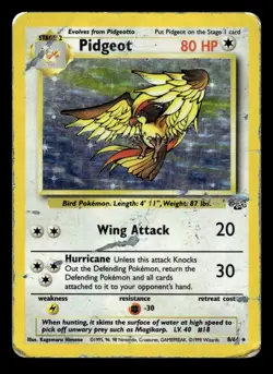 Pidgeot 8/64 Holo Rare Jungle Set Pokemon Card - 1 - Image 1