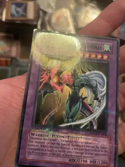 HP Elemental HERO Flame Wingman MF03-EN006 Mattel Promo Parallel Rare YUGIOH - Image 4