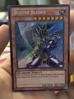 Buster Blader LCYW-EN020 Secret Rare MINT Condition + Foil Bleed - Image 3