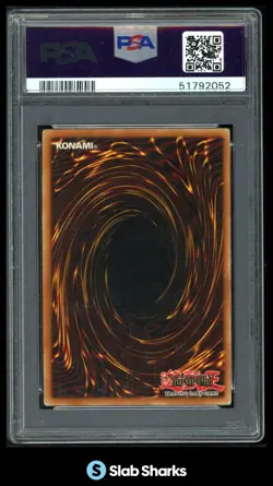 2002 YU-GI-OH! STARTER DECK: YUGI #SDY-006 DARK MAGICIAN PSA 7 - Image 2