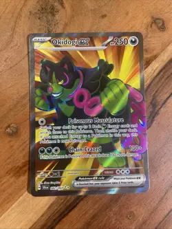 Okidogi ex 082/064 Shrouded Fable NEAR MINT Full Art Pokemon Card TCG - Image 1