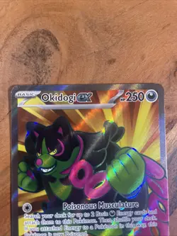 Okidogi ex 082/064 Shrouded Fable NEAR MINT Full Art Pokemon Card TCG - Image 2
