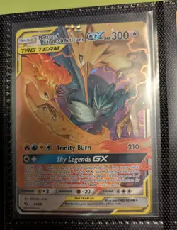 Pokemon Lot Of 9 Cards Charizard & Moltres Zapdos Articuno GX (RARE) Tag Team - Image 1