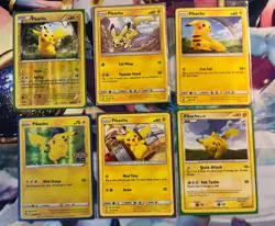 Pokemon Pikachu Bundle 6 Cards ! - Image 1