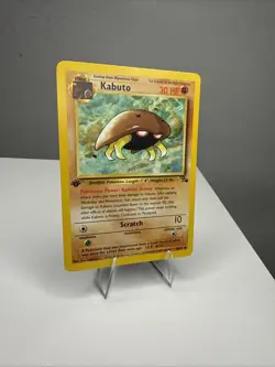 Pokemon TCG Kabuto Fossil 1st Edition Common Card 50/62 Regular - Image 2