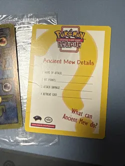 Pokemon TCG Ancient Mew Promo . Bent Card. Opened From Sealed Pack - Image 4