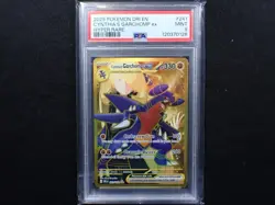 PSA 9 Pokemon TCG Cynthia's Garchomp EX Holo Card 241/182 Sv10: Destined Rivals - Image 1