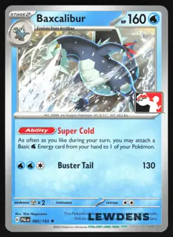 Baxcalibur - 060/193 - Play! Pokemon Prize Pack Series 4 - Non-Holo Card - Image 1