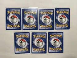 Rapidash 44/64 Jungle- 7 Card Lot Near Mint Pokemon Vintage WOTC - Image 2